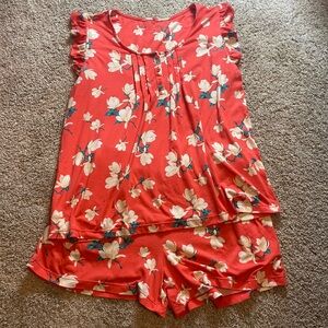 Draper James - Floral Lounge PJ Short Set - Size small